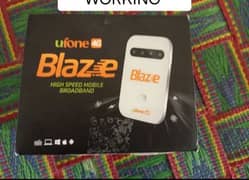 Ufone Blaze Unlocked wife Device All networks working