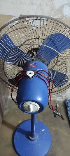 Solar+Battery Pedestal Fan
