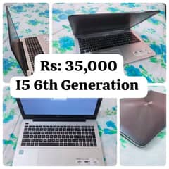 Laptop i5 6th Gen, 256GB SSD, 4GB DDR3 Ram, Big Screen Laptop