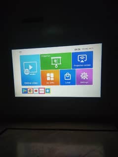 Android smart projector 720P HD slightly used for sale