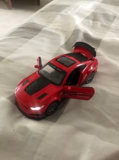 A red toy car