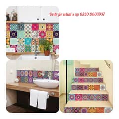 self adhesive tile sticker s for home decor pack of 24