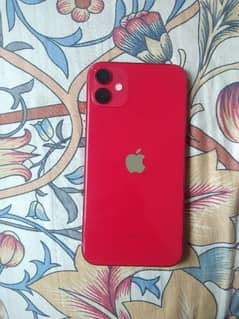 IPhone 11, Red, 128GB (Non PTA) with Box, original charger and airpods