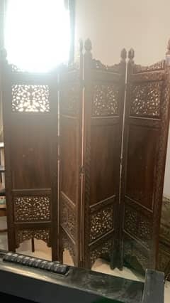 wood room partition divider screen