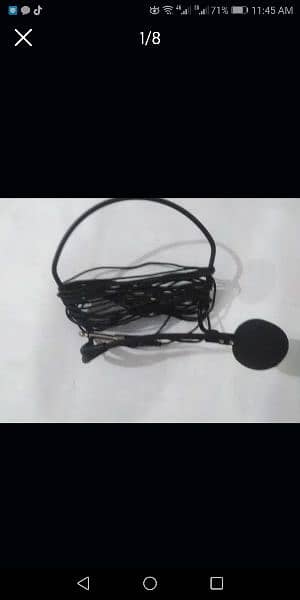 head gear mic long wire 0