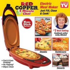 Electric Cooking Plate (Red Cooper 5 Minute Chef)