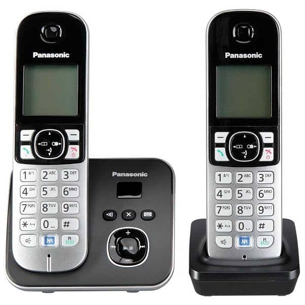 Cordless Twin Handset Panasonic landline phone with intercom phone set 7