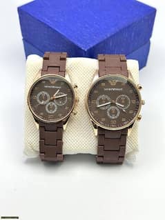 couple formal analogue watches