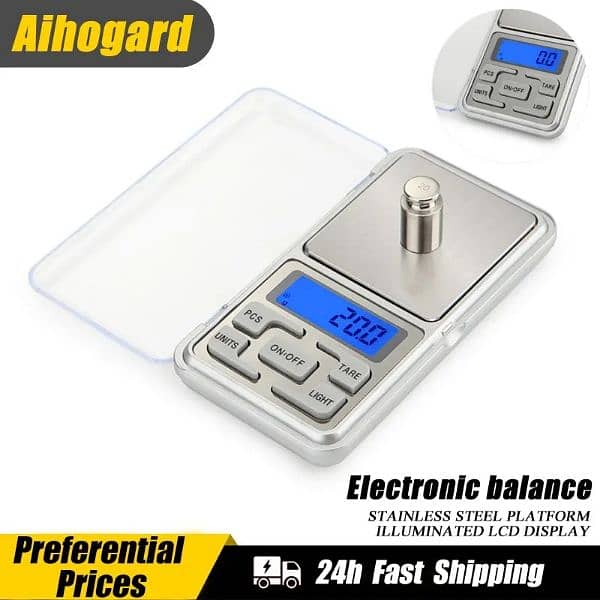 DIGITAL POCKET KITCHEN WEIGHT SCALE 0.01G TO 200G, (BRAND NEW) 0