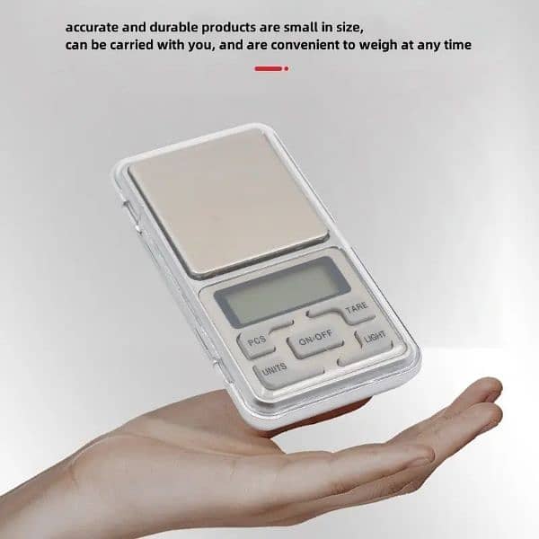 DIGITAL POCKET KITCHEN WEIGHT SCALE 0.01G TO 200G, (BRAND NEW) 7