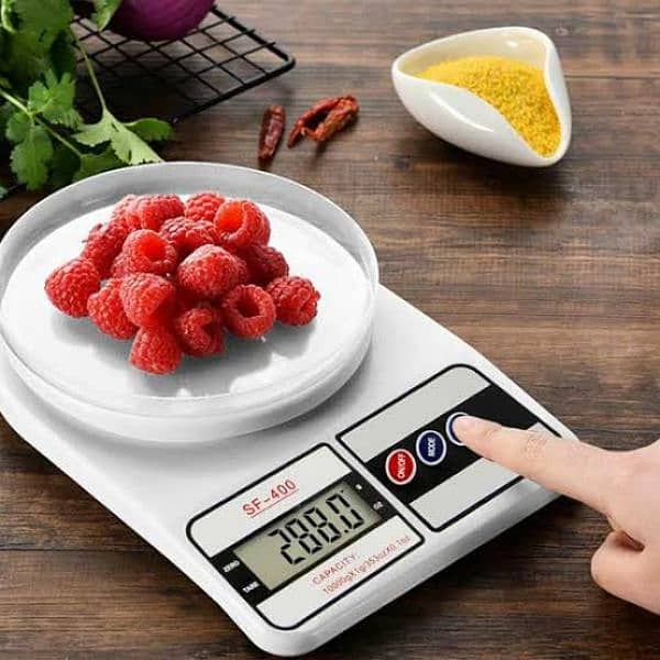 DIGITAL Kitchen ELECTRONIC  SCALE (SF-400) 10 KG-1G (BRAND NEW) 0