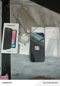 Samsung Galaxy A24 complete box