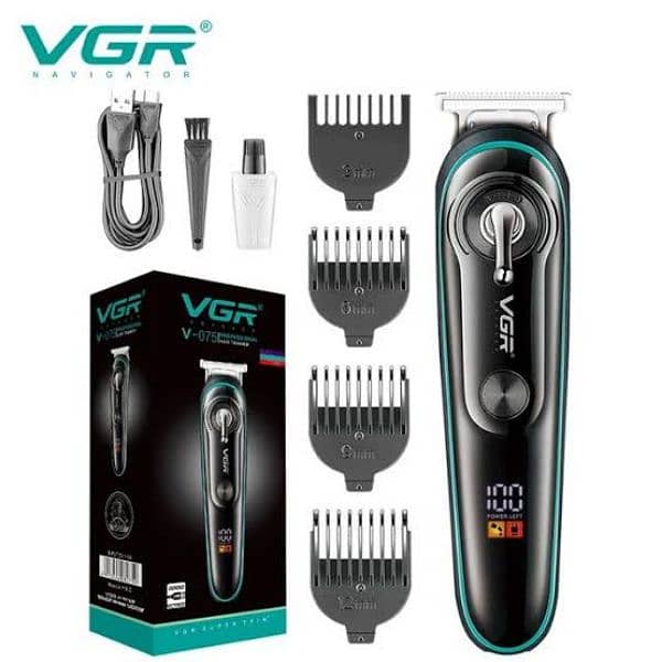 Beard & Hair Trimmer Washable , Shaver , Shaving Machine 0