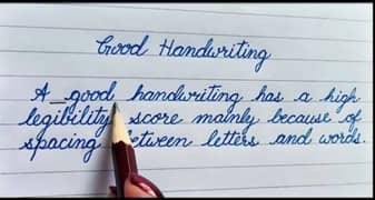 Handwriting Assigment work