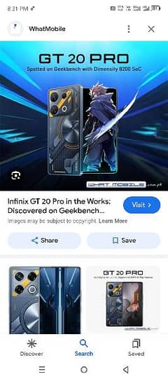 Infinix GT 20 pro