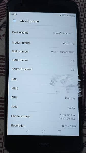 Huawei P10 lite  4/64gb 3