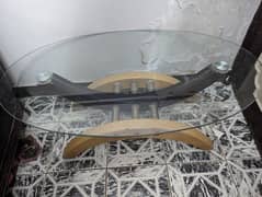glass centre table