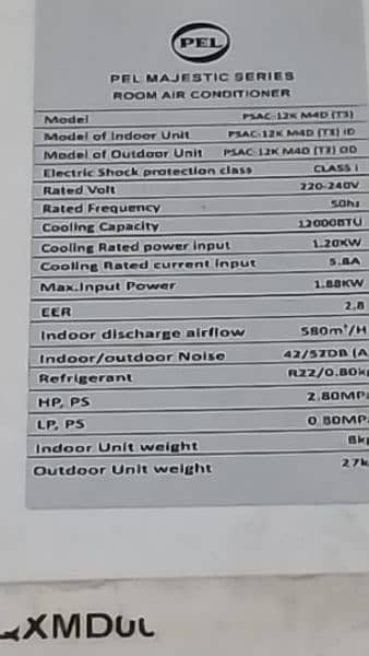 pel majestic 1 ton non inverter Ac 9