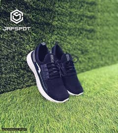 Mens Breathable Mesh Training Casual Sneakers -JF021, Blue