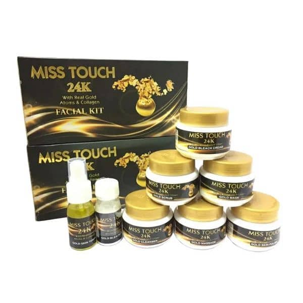 miss touch 24k gold facial kit 100% Result 2