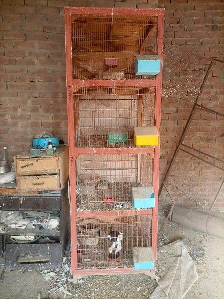 4 portion Wooden cage 1