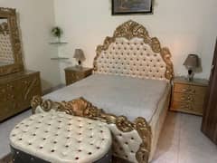 Pure chinotte wooden king size bed