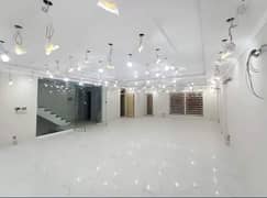 5 Marla Commercial Ground Floor and Basement Hall For Rent Bahria Town Lahore
