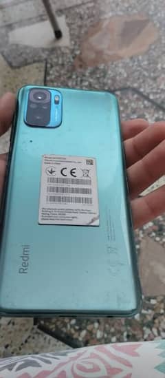 Redmi note 10 with full box for sale.