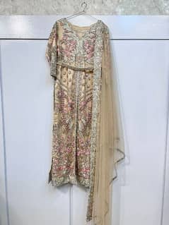 New wedding dress long maxi and gharara with havey dupatta for sale