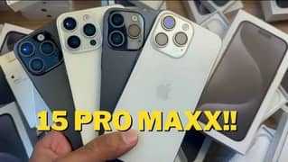 IPHONE 15 PRO MAX DUAL BOX PACK DUAL SIM PTA APPROVED AVAILABLE