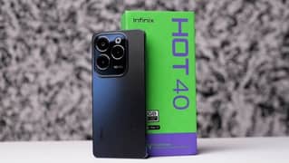 infinix hot 40 10/10 new condition with box charger