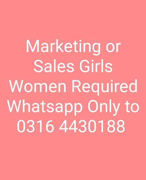 Jobs for Female Girls Housewife Women Whatsapp 0,3,1,6,4,4,3,0,1,8,8 2