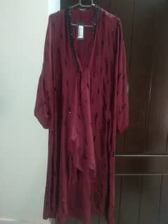 Silk gown branded ,medium size
