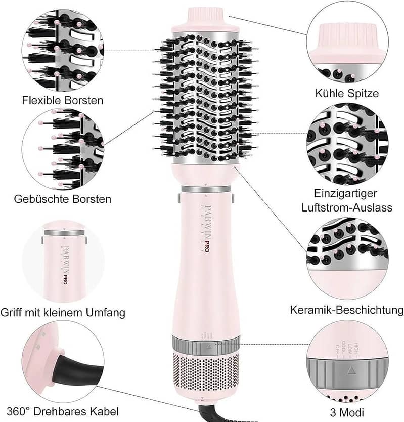 Professional Hair Dryer Brush Set for beauty polar 4