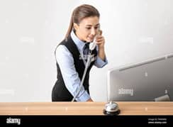 receptionist female