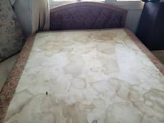 pure wooden bed medium size for sale