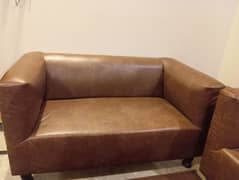 7 seater rexine sofa set