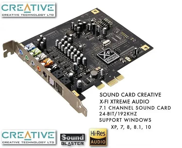 Creative Optical Audio output & input PC Sound Card 2