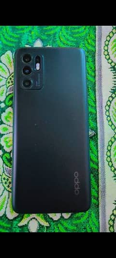 Oppo Reno 6 8/128 with complete box open repair warranty. not any fault