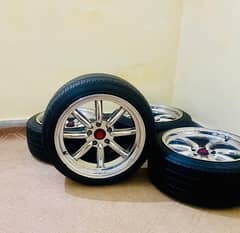 watanabe alloy rims 17 inches only rims