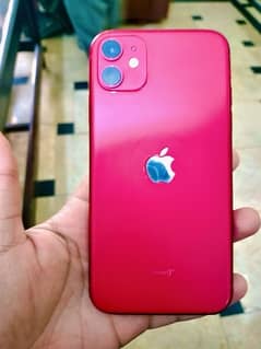 iphone 11 Non Pta Factory unlock 128gb Battery Health 84% Red colour