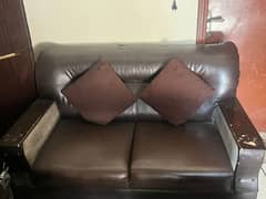 3 set leather sofas