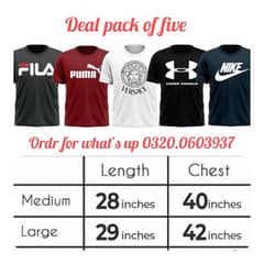 jersy Graphic T-shirts pack of 5