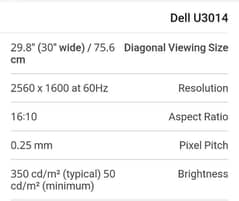 Dell U3014 LED