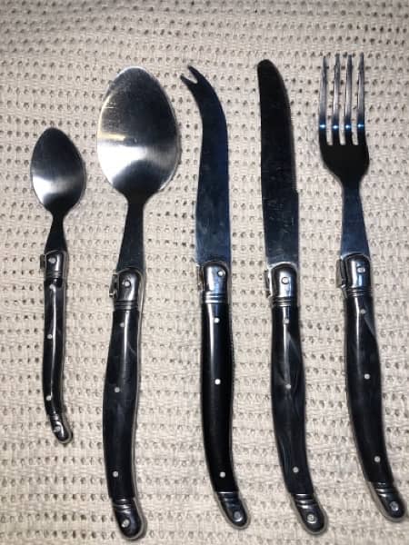 Cutlery set imported 25 pieces Louis Thiers 4