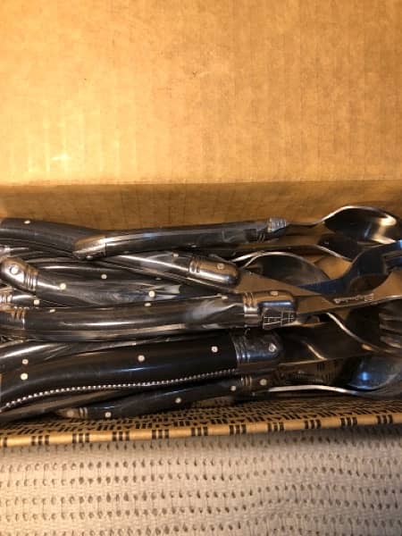 Cutlery set imported 25 pieces Louis Thiers 7