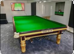star snooker table 6X12  Shender Steel cushion  2 table snooker sale