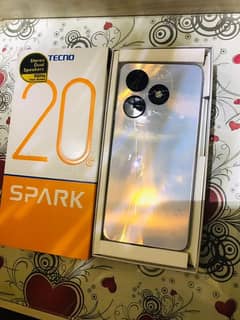 Tecno spark 20c with box and charger  Exchange possible  iphone