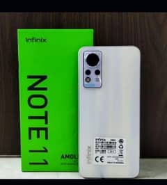 infinx note 11 6+5 128 GB complet box & chargr 03145345933 Whtsap num