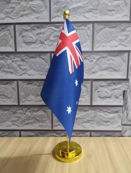 Digital Flag / Hard Finish Flag & Golden pole, Outdoor Flag 11